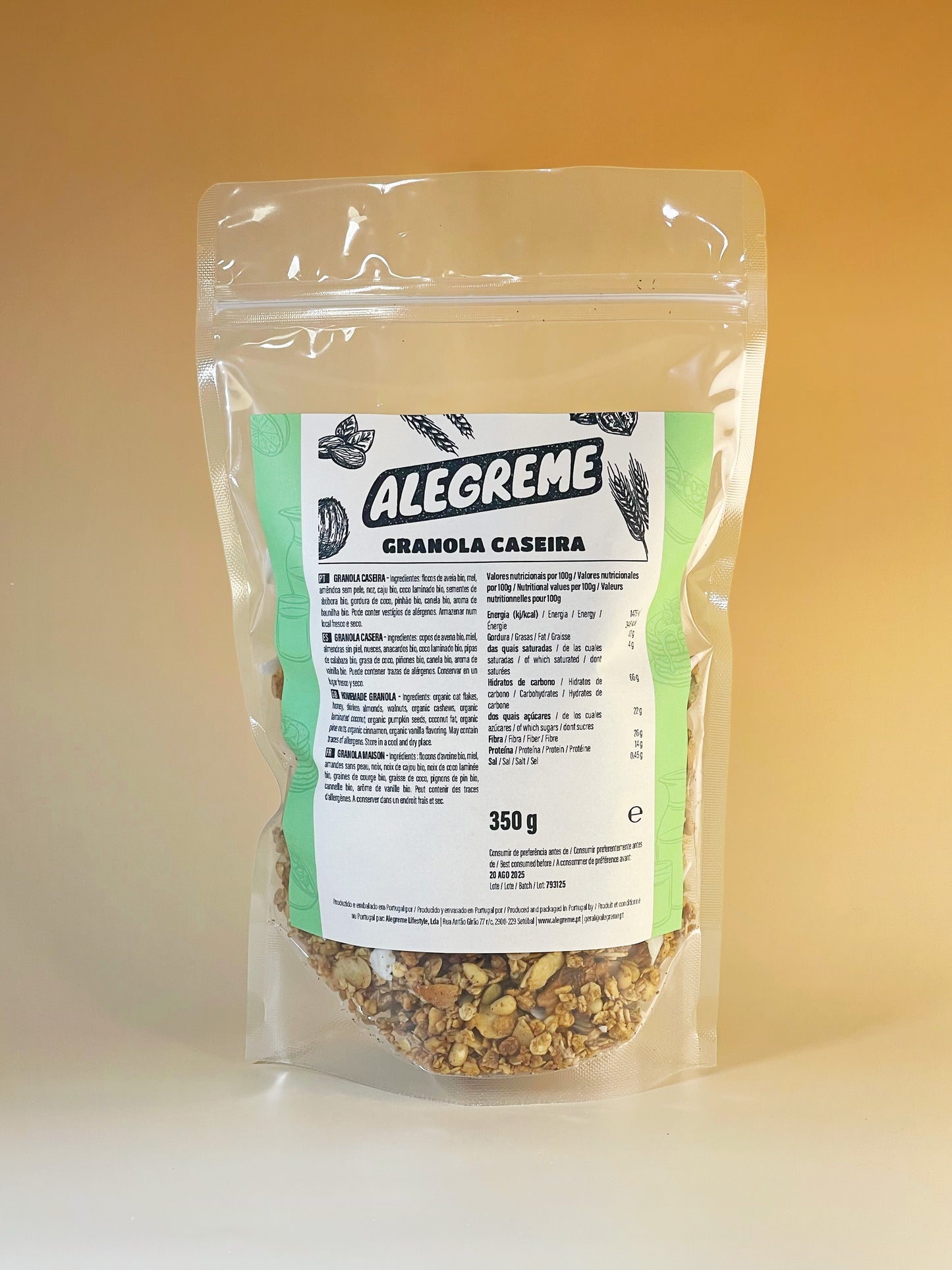 Granola caseira (350g)