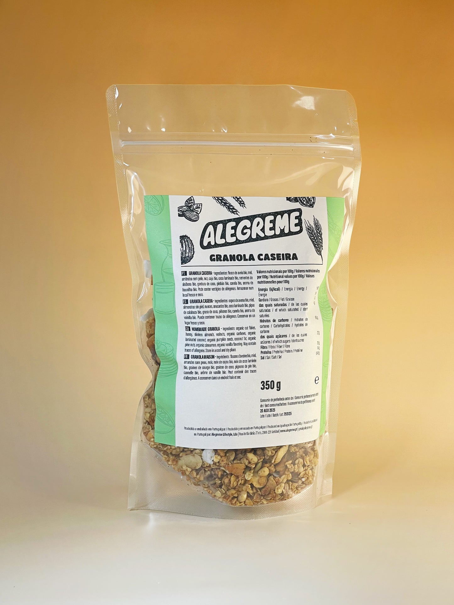 Granola caseira (350g)