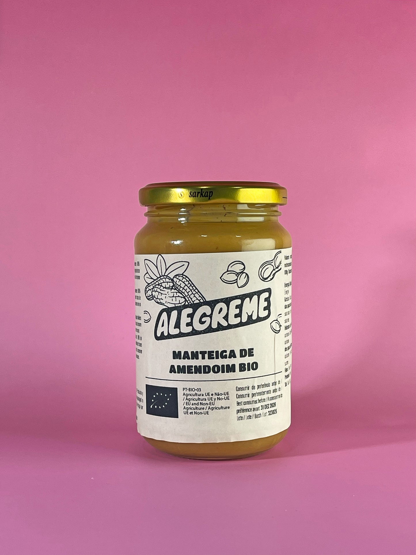 Mantequilla de cacahuete orgánica (350 g)