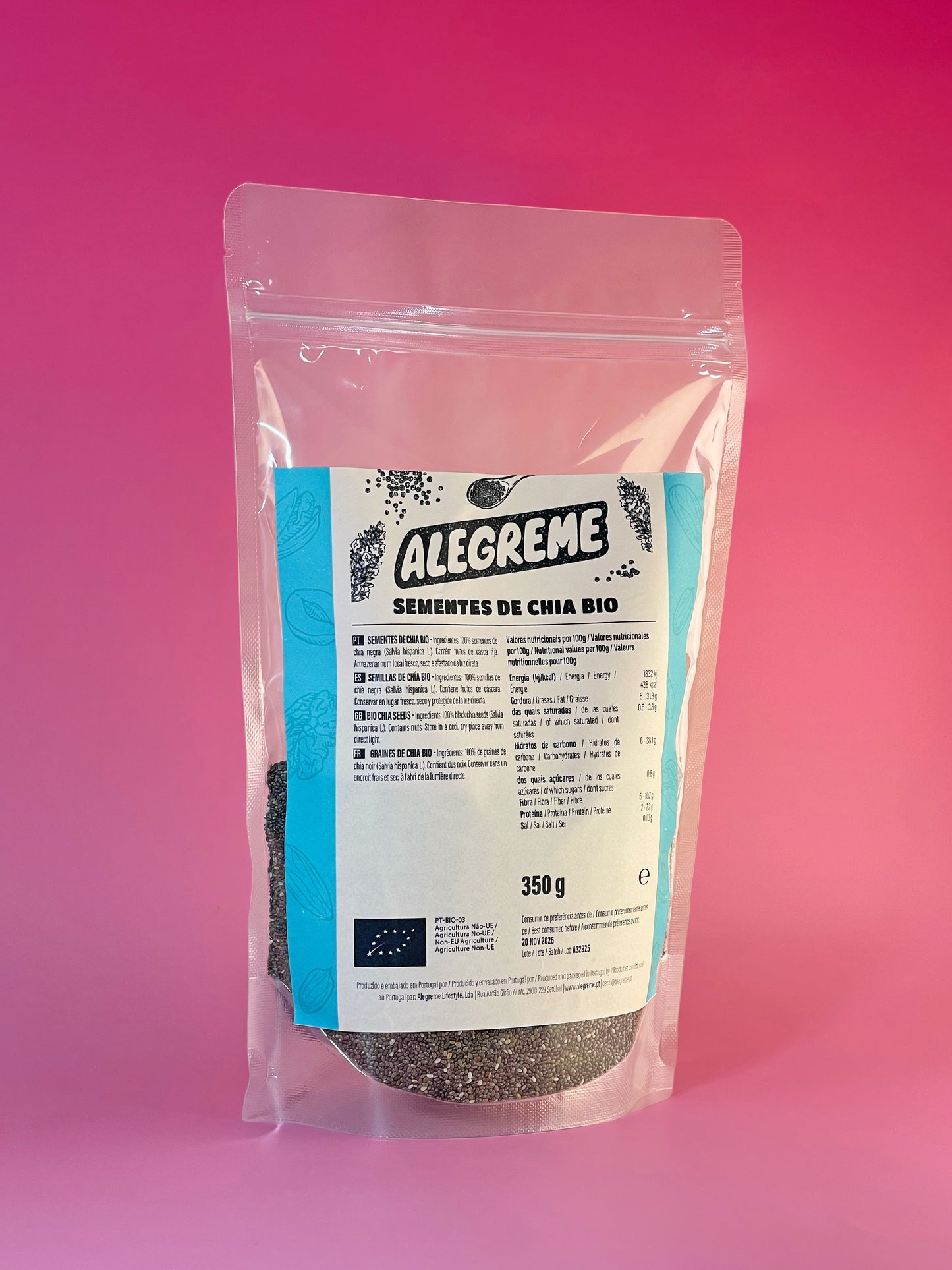 Semillas de chía orgánicas (1 kg)