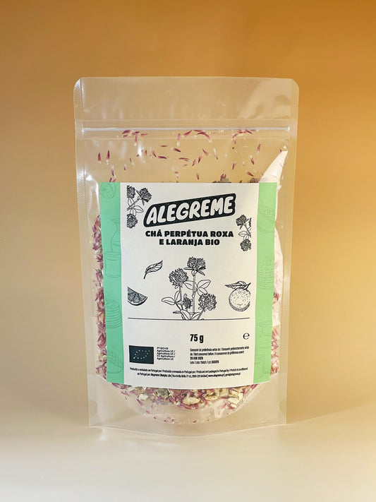 Chá Perpétua Roxa e Laranja bio (75g)
