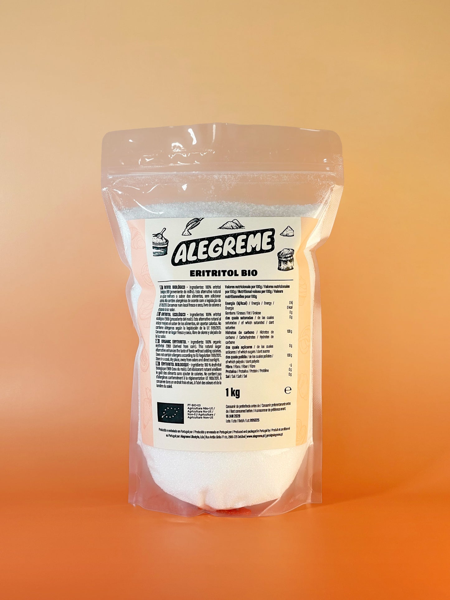 Eritritol bio (1kg)