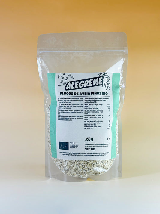Flocos de aveia finos bio (350g)