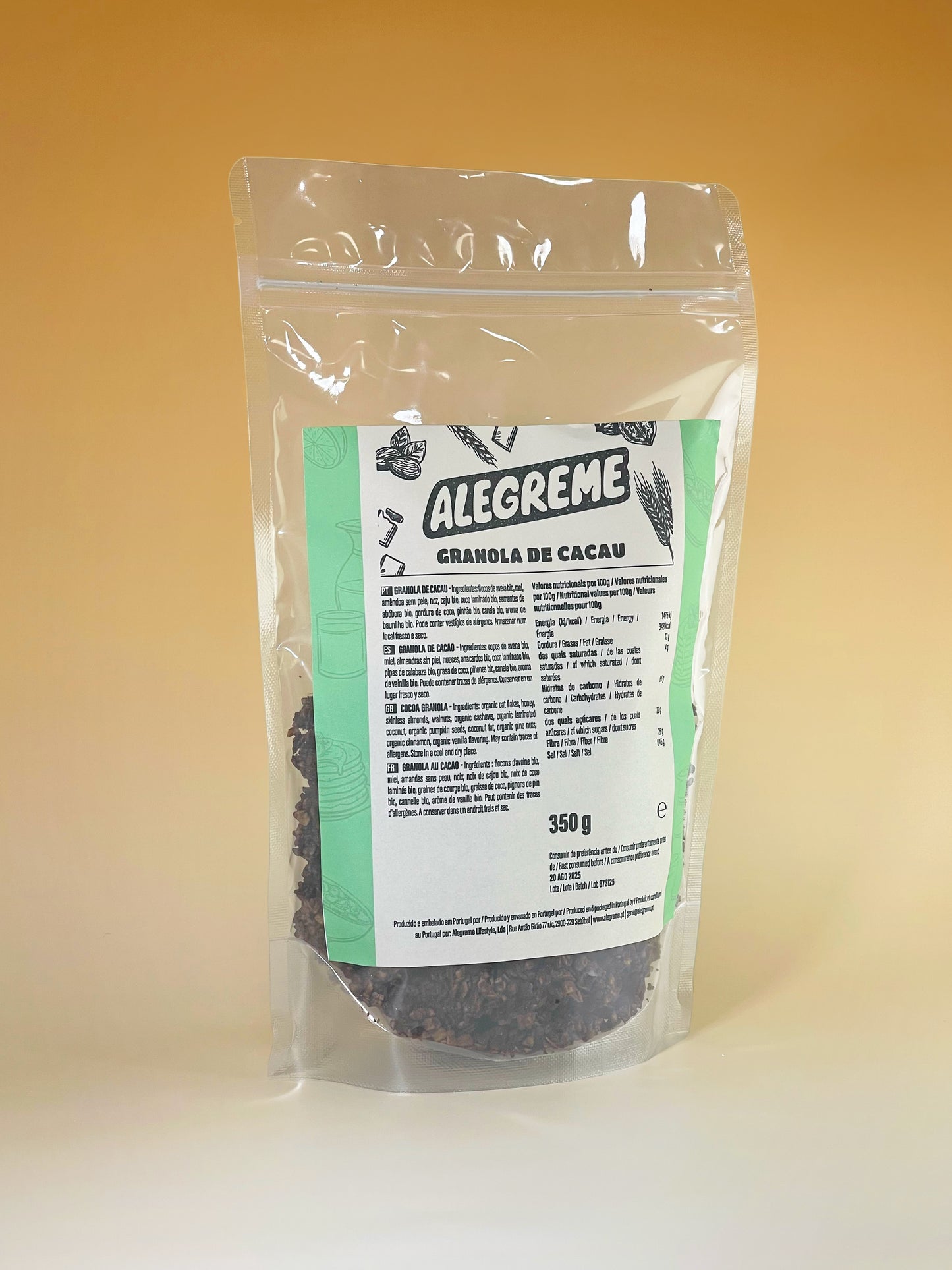 Homemade cocoa granola (350g)