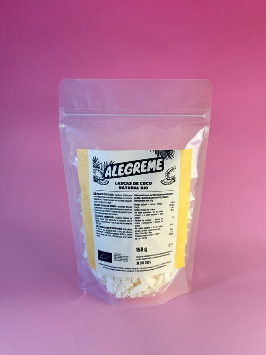 Lascas de coco natural bio (150g)