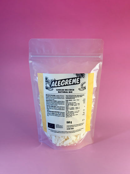 Organic natural coconut flakes (150g)