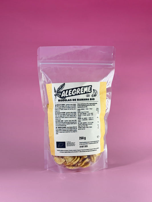Rodelas de banana bio (250g)